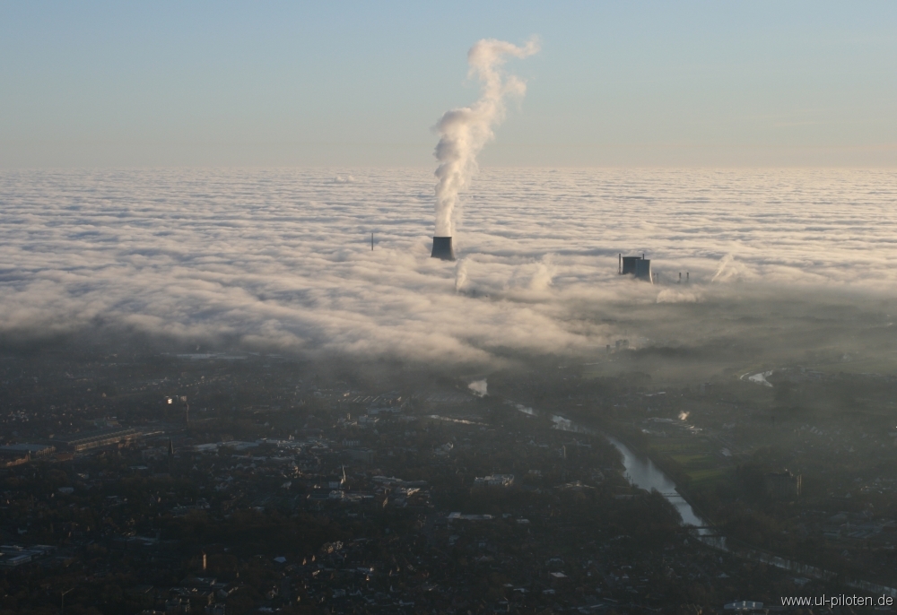 Kernkraftwerk Emsland in Fliegertarnung