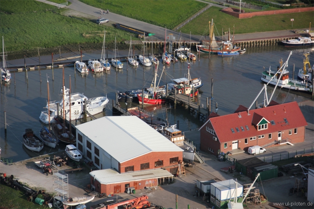 Hafen in Ditzum an der Ems