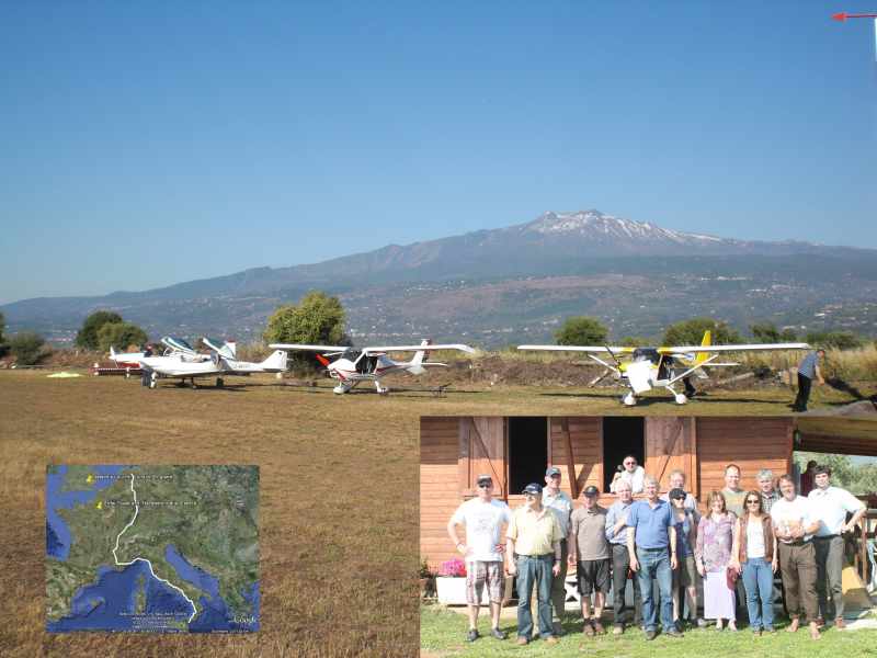 Flug zum ETNA nach Sizilien