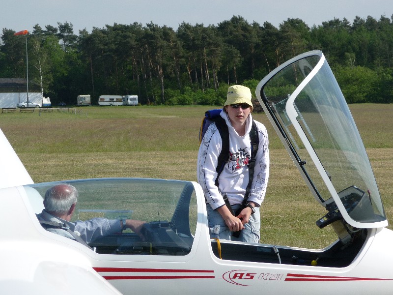 Start zum Pr�fungsflug