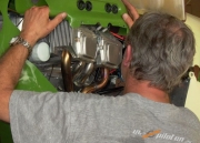 Vagabunden Vater bei Geburtshilfe